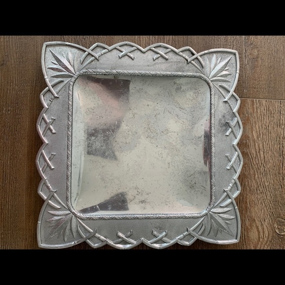 Lenox  Decorative Silver color Square Tray - Picture 7 of 7